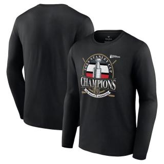 Pánské tričko Vegas Golden Knights 2023 Stanley Cup Champions Rally Cry Long Sleeve Velikost: L