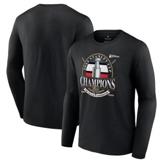 Pánské tričko Vegas Golden Knights 2023 Stanley Cup Champions Rally Cry Long Sleeve Velikost: S