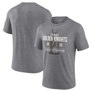 Pánské tričko Vegas Golden Knights 2023 Stanley Cup Champions Shootout Tri-Blend Velikost: L