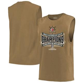 Pánské tričko Vegas Golden Knights 2023 Stanley Cup Champions Soft Hand Muscle Tank Top Velikost: S