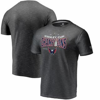 Pánské tričko Washington Capitals 2018 Stanley Cup Champions Locker Room Appeal Play Charcoal Velikost: XL