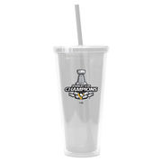 Pittsburgh Penguins 22oz. 2017 Stanley Cup Champions Color Wall Straw Tumbler