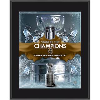 Plaketa Vegas Golden Knights 2023 Stanley Cup Champions 10.5  x 13  Champions Logo Sublimated Plaque
