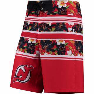 Plavky New Jersey Devils Floral Stripe Boardshorts Velikost: L