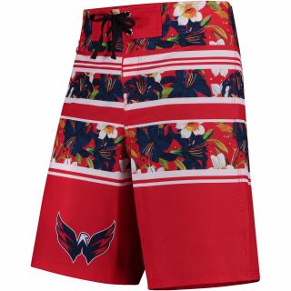 Plavky Washington Capitals Floral Stripe Boardshorts Velikost: L