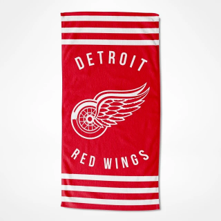 Plážová Osuška Detroit Red Wings Striped Beach Towel