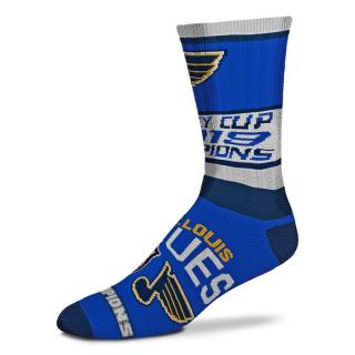 Ponožky St. Louis Blues For Bare Feet Women's 2019 Stanley Cup Champions Crew Socks