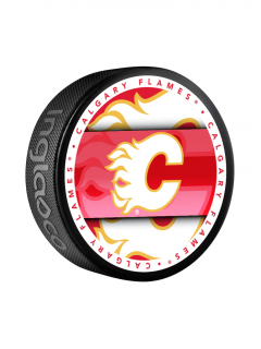 Puk Calgary Flames Medallion Souvenir Collector Puck