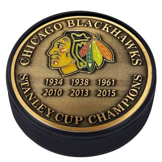 Puk Chicago Blackhawks Stanley Cup Champions Medallion Collection