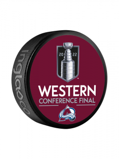 Puk Colorado Avalanche Stanley Cup Playoffs Western Conference Final Souvenir Collector Puck