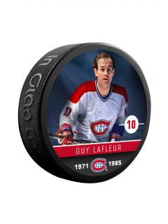 Puk Guy Lafleur #10 Montreal Canadiens Souvenir Collector Hockey Puck