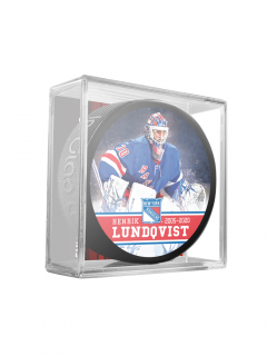 Puk Henrik Lundqvist #30 New York Rangers Retirement Souvenir Hockey Puck In Cube