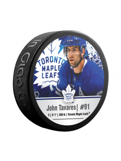 Puk John Tavares #91 Toronto Maple Leafs Souvenir Hockey Puck