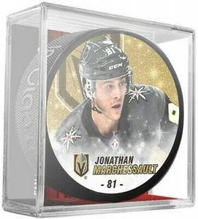 Puk Jonathan Marchessault #81 Vegas Golden Knights Glitter Puck