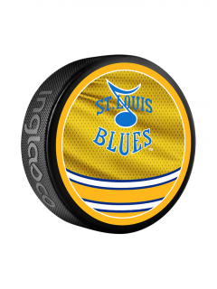 Puk St. Louis Blues Reverse Retro Jersey 2022 Souvenir Collector Hockey Puck