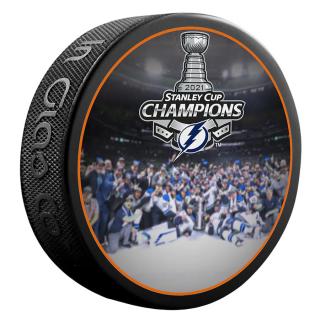 Puk Tampa Bay Lightning 2021 Stanley Cup Champions Team Celebration Hockey Puck