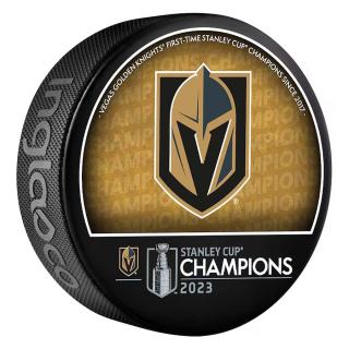 Puk Vegas Golden Knights 2023 Stanley Cup Champions Logo Hockey Puck