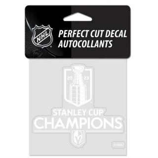 Samolepka Vegas Golden Knights 2023 Stanley Cup Champions 4'' x 4'' Perfect Cut Decal