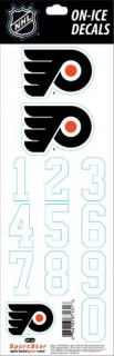 Samolepky na helmu Philadelphia Flyers Decals White