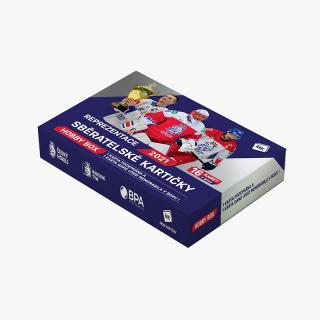 Sběratelské karty Český hokej národní tým reprezentace 2021 Hobby Box