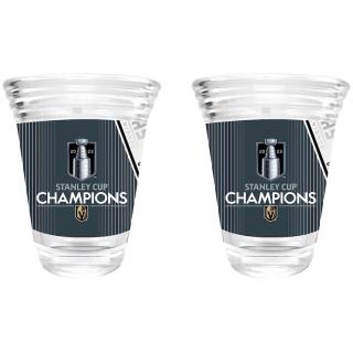 Set skleniček Vegas Golden Knights 2023 Stanley Cup Champions Two-Piece 2oz. Party Shot Glass Set