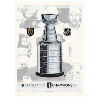 Slavnostní tisk Vegas Golden Knights 2023 Stanley Cup Champions 12  x 16  Print