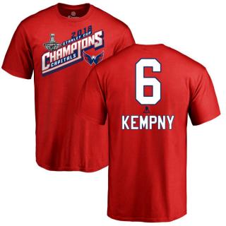 Tričko #6 Michal Kempný Washington Capitals 2018 Stanley Cup Champions Velikost: L