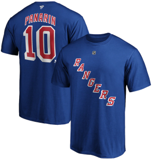 Tričko Artemi Panarin #10 New York Rangers Name & Number T-Shirt - Royal Velikost: L