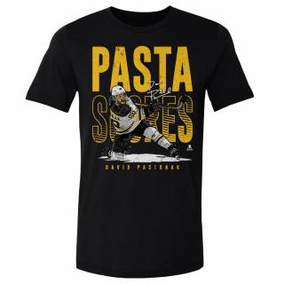 Tričko Boston Bruins David Pastrnak #88 Pasta Scores WHT 500 Level Velikost: XXXL