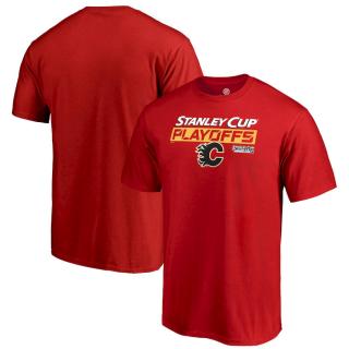 Tričko Calgary Flames 2019 Stanley Cup Playoffs Bound Body Checking Velikost: XL