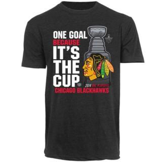 Tričko Chicago Blackhawks Stanley Cup Playoffs 2014 Velikost: L