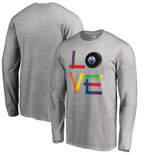 Tričko Edmonton Oilers Hockey Is For Everyone Love Square Velikost: XL