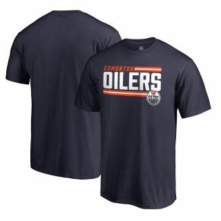 Tričko Edmonton Oilers Iconic Collection On Side Stripe Velikost: L