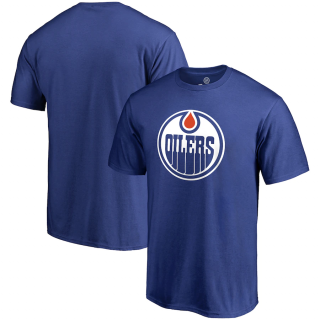 Tričko Edmonton Oilers Primary Logo T-Shirt - Navy Velikost: S