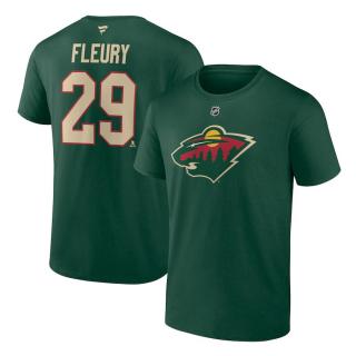 Tričko Marc-Andre Fleury #29 Minnesota Wild Stack Logo Name & Number Velikost: 3XL