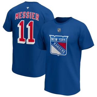 Tričko Mark Messier New York Rangers Iconic Name & Number Graphic Velikost: XS