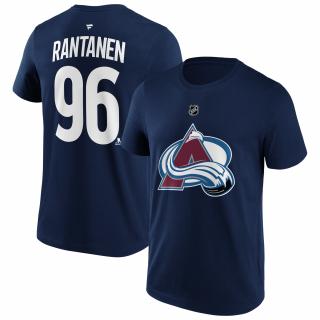 Tričko Mikko Rantanen #96 Colorado Avalanche Name & Number Graphic T-Shirt Velikost: L