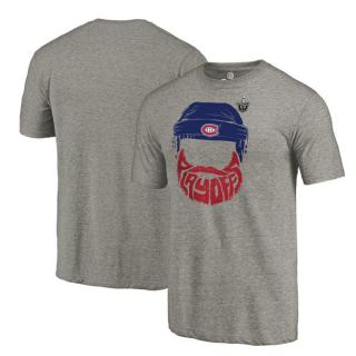 Tričko Montreal Canadiens 2017 Stanley Cup Playoffs Participant Full Beard Tri-Blend Velikost: S