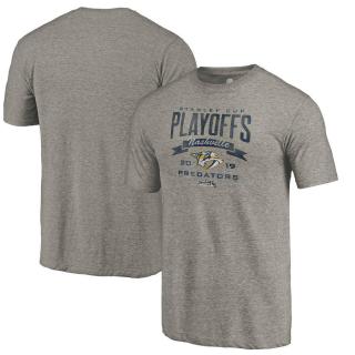 Tričko Nashville Predators 2019 Stanley Cup Playoffs Bound Buzzer Beater Tri-Blend Velikost: M