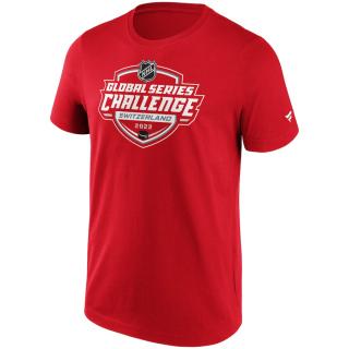 Tričko NHL Global Series 2022 Challenge Switzerland Primary Logo Graphic T-Shirt Velikost: 2XL
