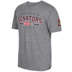 Tričko Ottawa Senators CCM Property Block Tri-Blend Velikost: XXL