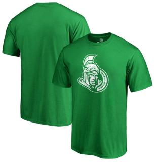 Tričko Ottawa Senators St. Patrick's Day White Logo Velikost: L