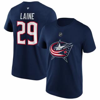 Tričko Patrick Laine #29 Columbus Blue Jackets Name & Number Graphic T-Shirt Velikost: L