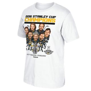 Tričko Pittsburgh Penguins 2016 Stanley Cup Champions Caricature Velikost: M