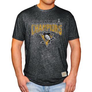 Tričko Pittsburgh Penguins 2016 Stanley Cup Champions Mock Twist Velikost: S