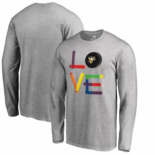 Tričko Pittsburgh Penguins Hockey Is For Everyone Love Square Velikost: M