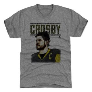 Tričko Pittsburgh Penguins Sidney Crosby #87 Sketch Stare B 500 Level Velikost: XL