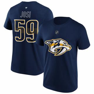 Tričko Roman Josi #59 Nashville Predators Name & Number Graphic T-Shirt Velikost: 3XL