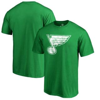 Tričko St. Louis Blues St. Patrick's Day White Logo Velikost: L