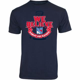 Tričko - We Believe  NHL Playoffs - New York Rangers Velikost: XL